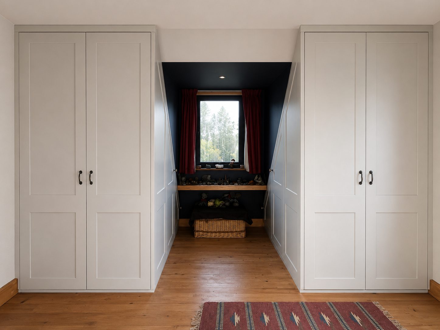 Eaves wardrobes (finished) - fitted by Kitchen Hero