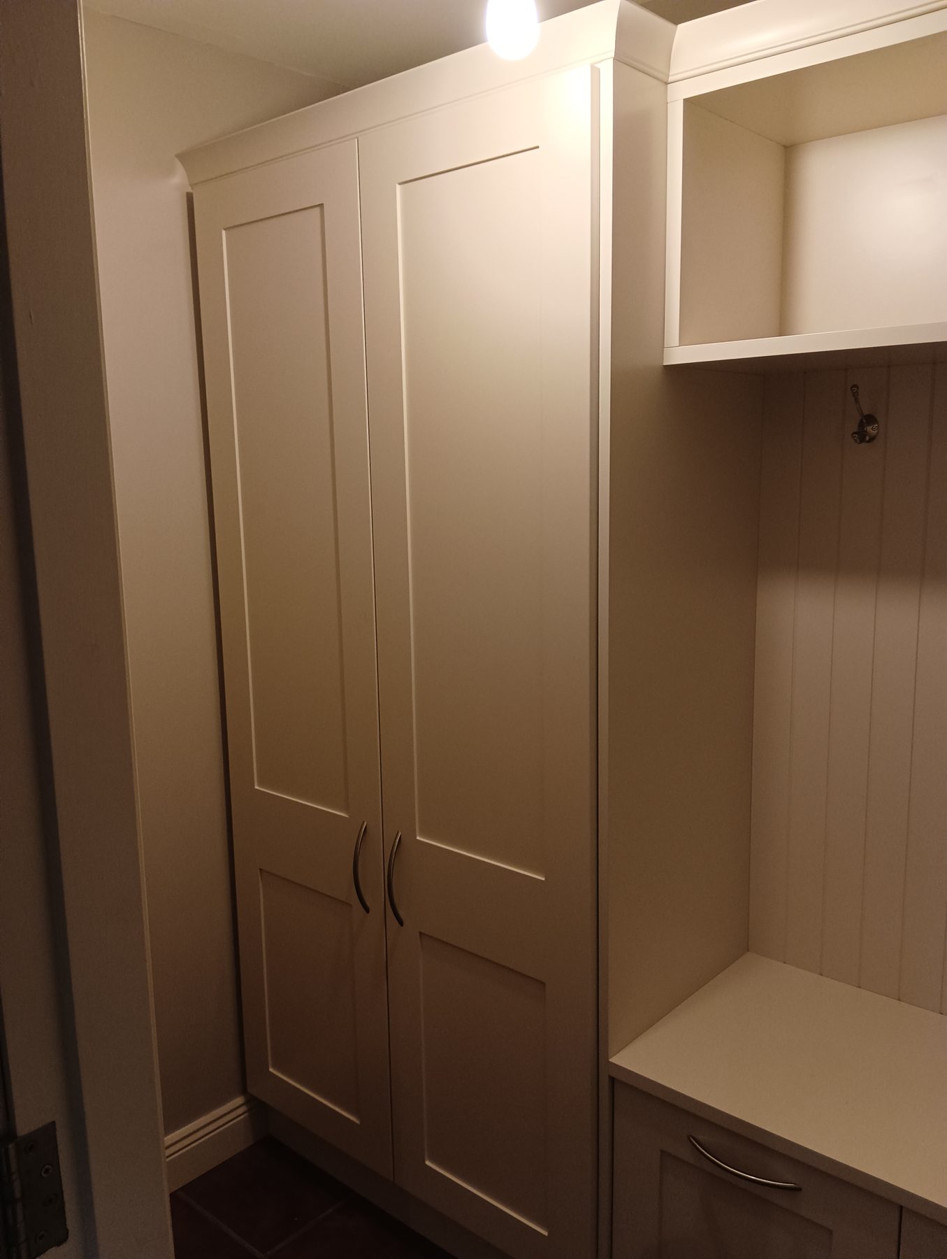 Hallway boot room (finished) - fitted by Kitchen Hero