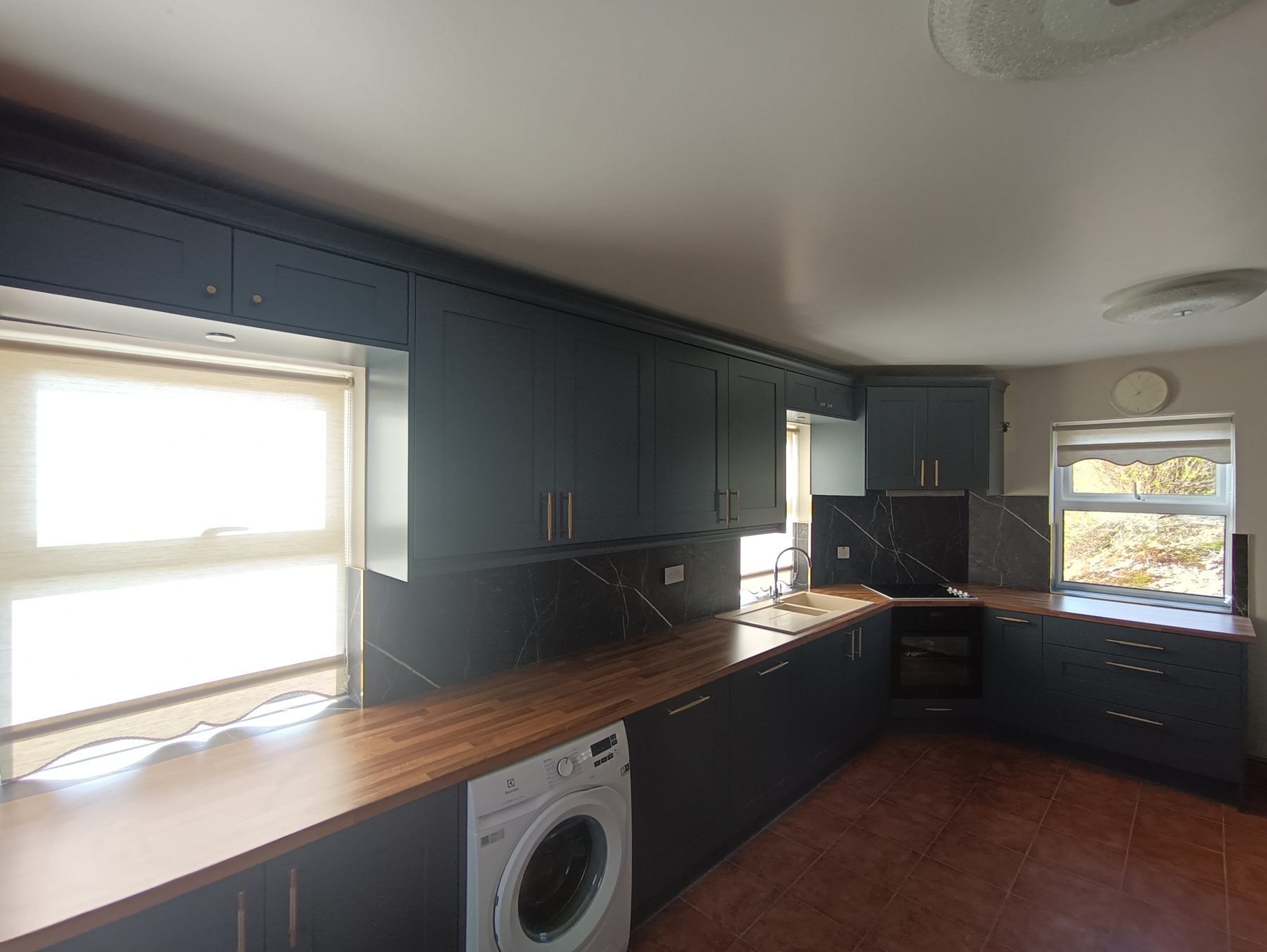 Navy shaker kitchen Navy shaker kitchen (finished) - fitted by Kitchen Hero