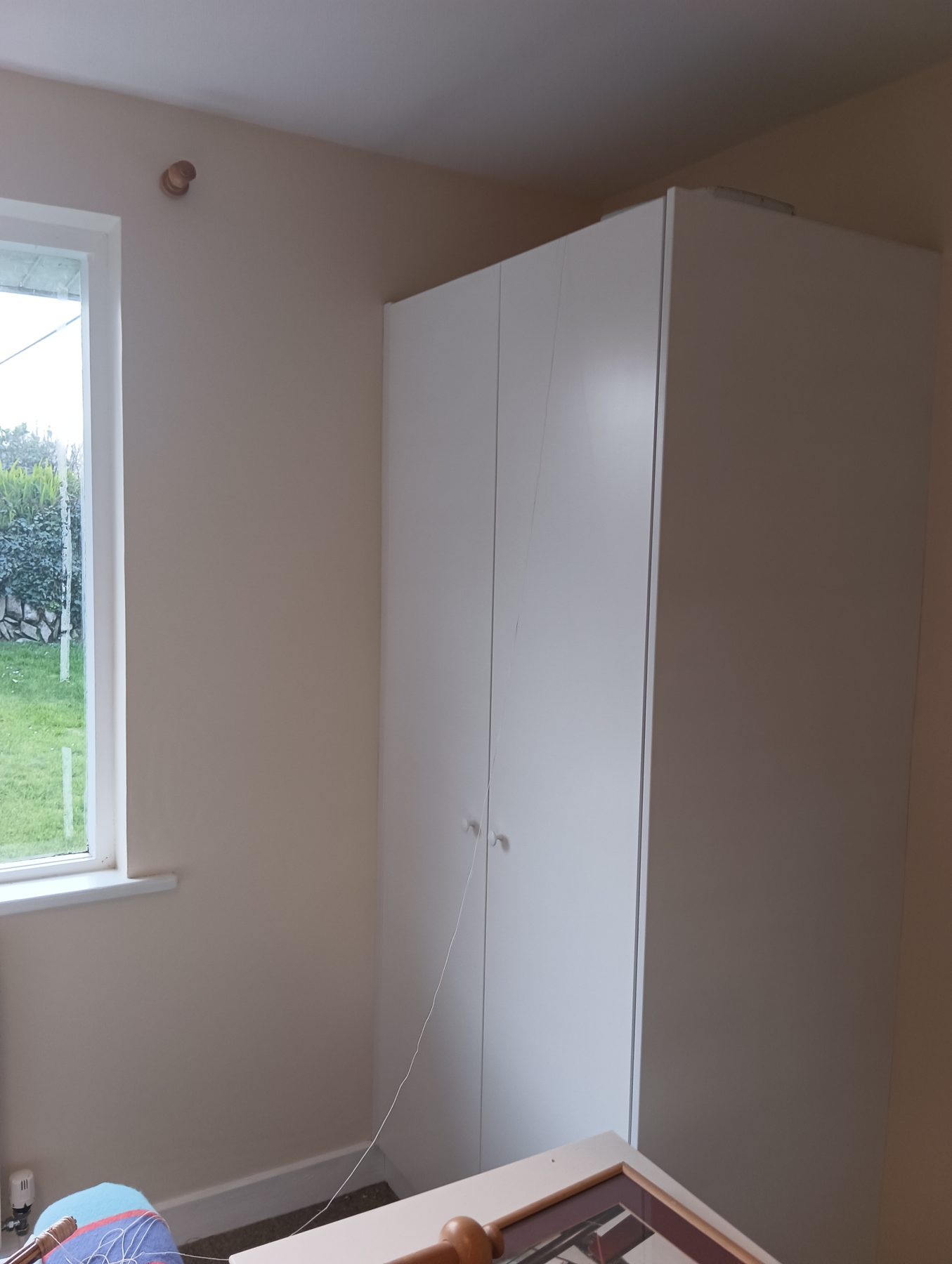 White built-in wardrobe (finished) - fitted by Kitchen Hero