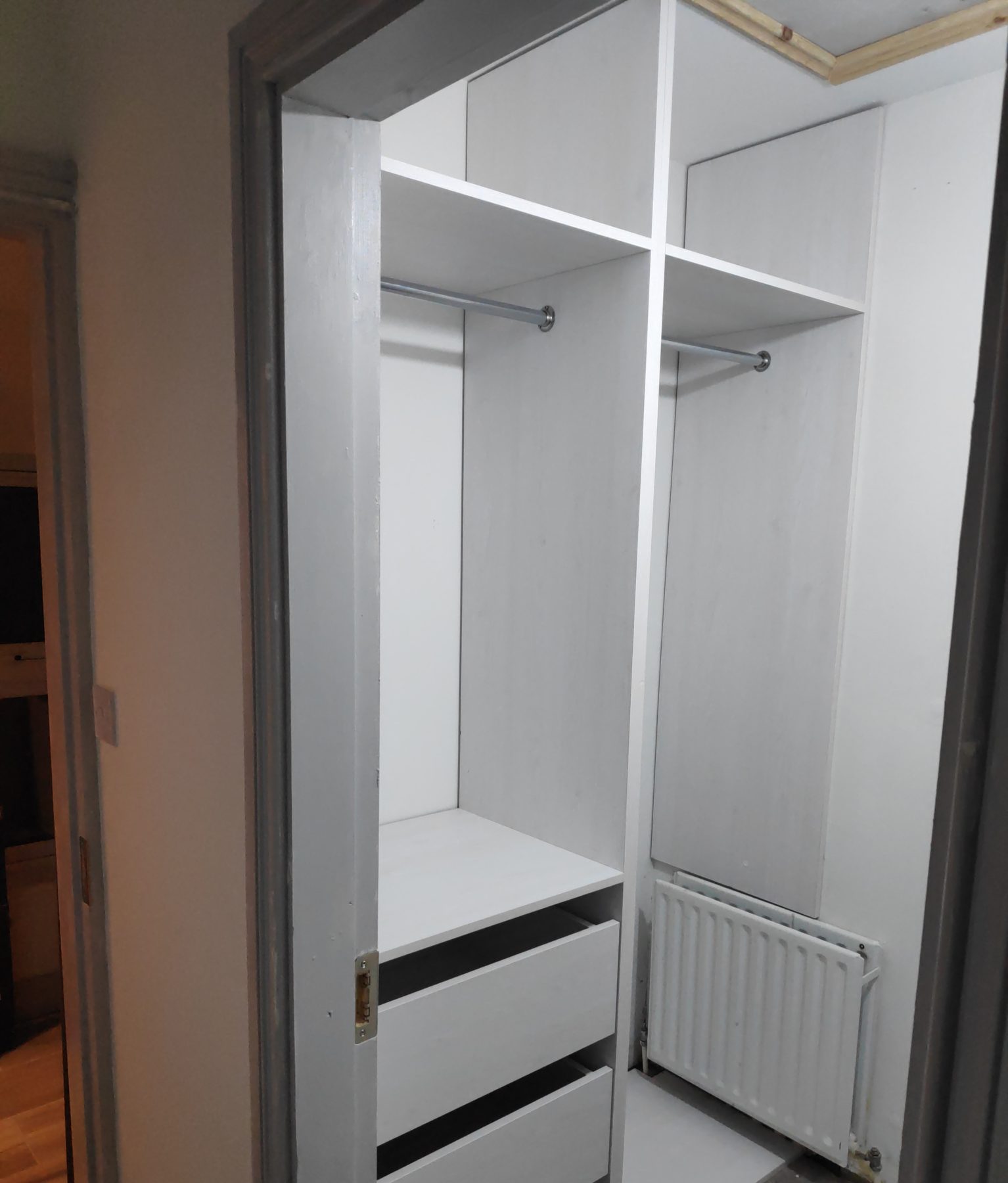 White wardrobe fit-out (finished) - fitted by Kitchen Hero