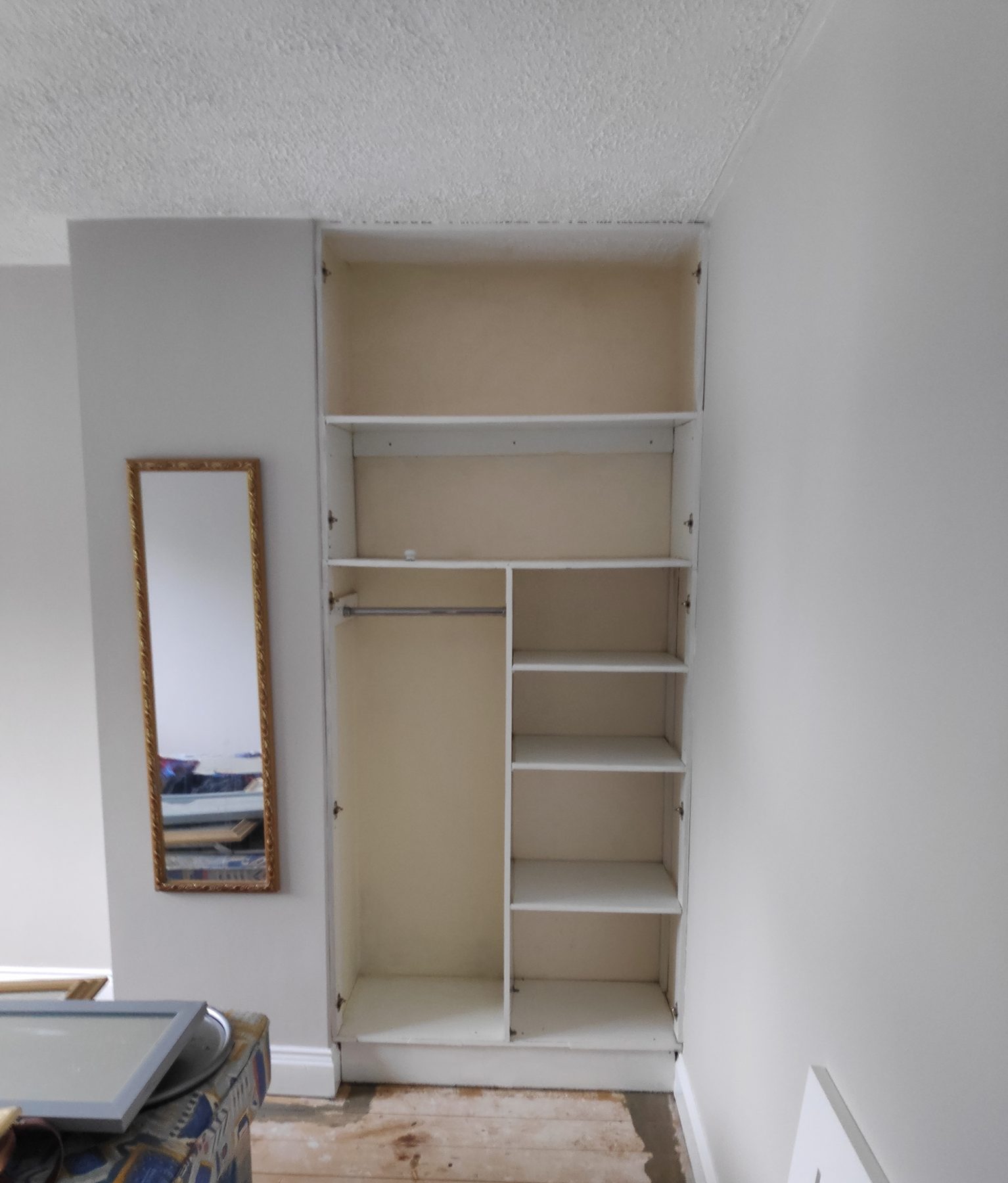 White wardrobe interiors White wardrobe interiors (finished) - fitted by Kitchen Hero