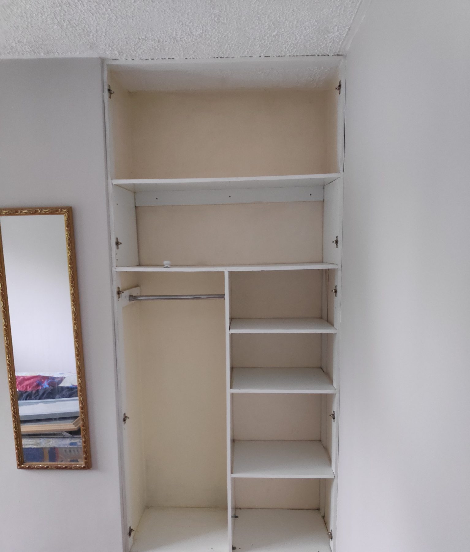 White wardrobe interiors (finished) - fitted by Kitchen Hero